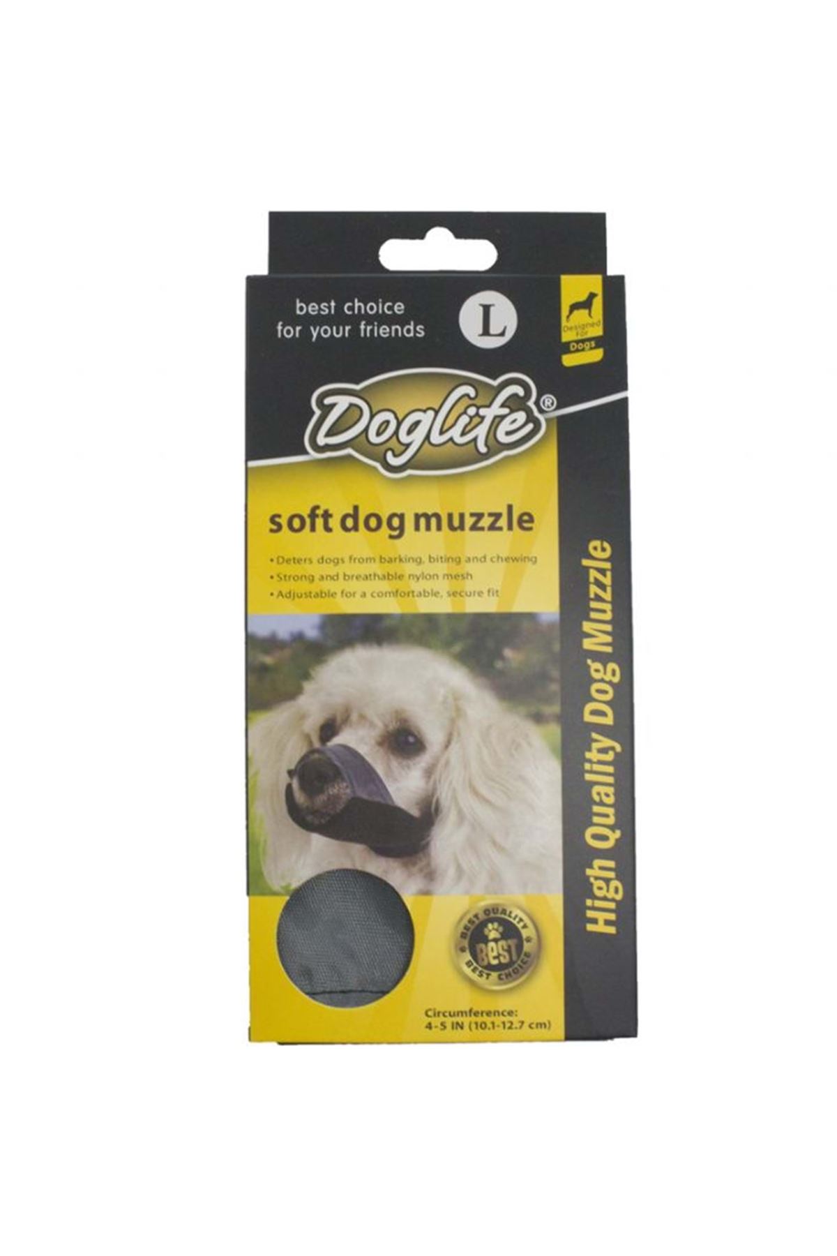 Doglfie Köpek Ağızlığı Soft Bez (L)