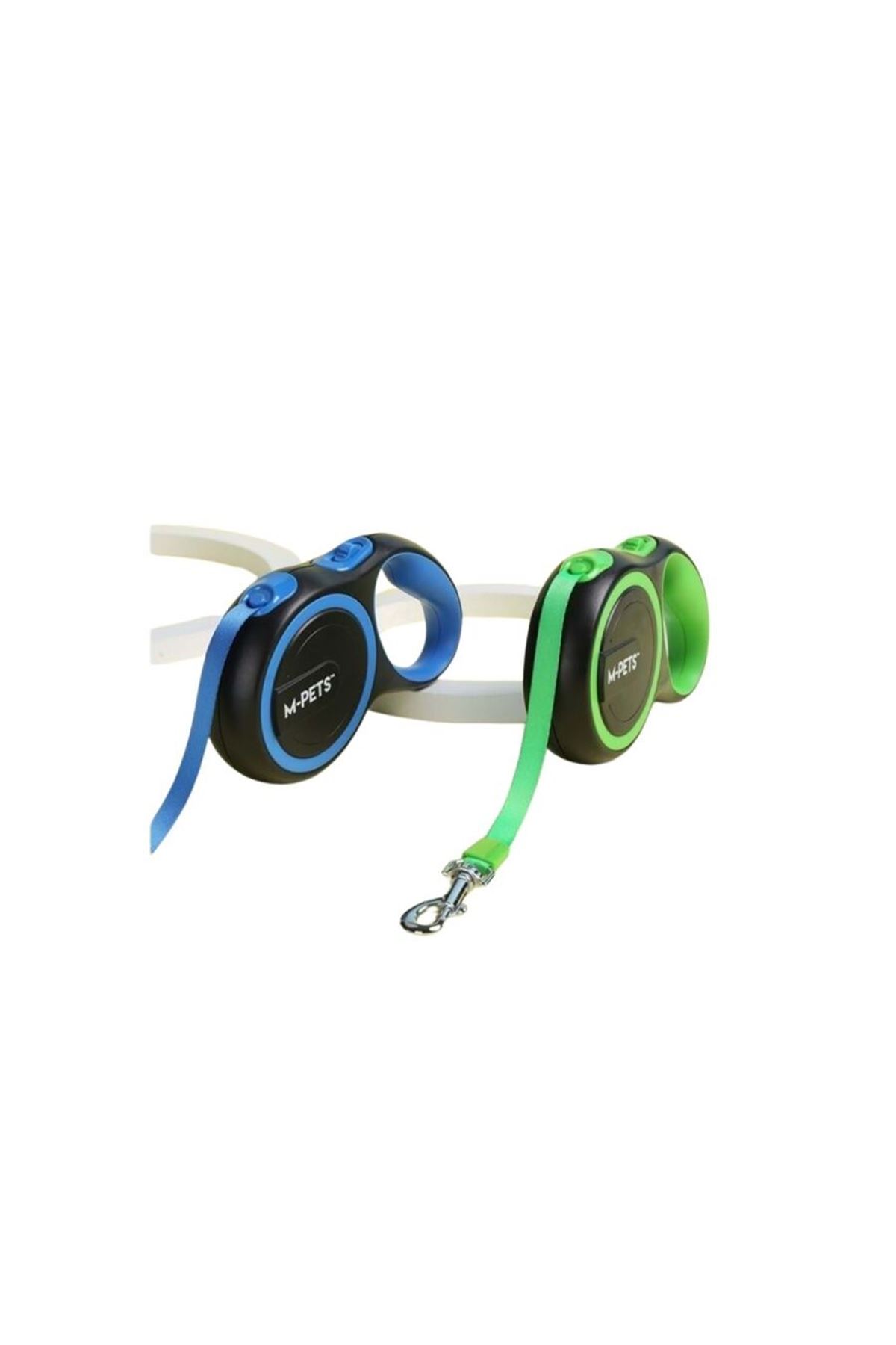 M-Pets Köpek Gezdirme Tasma Otomatik Mavi (M) 5M