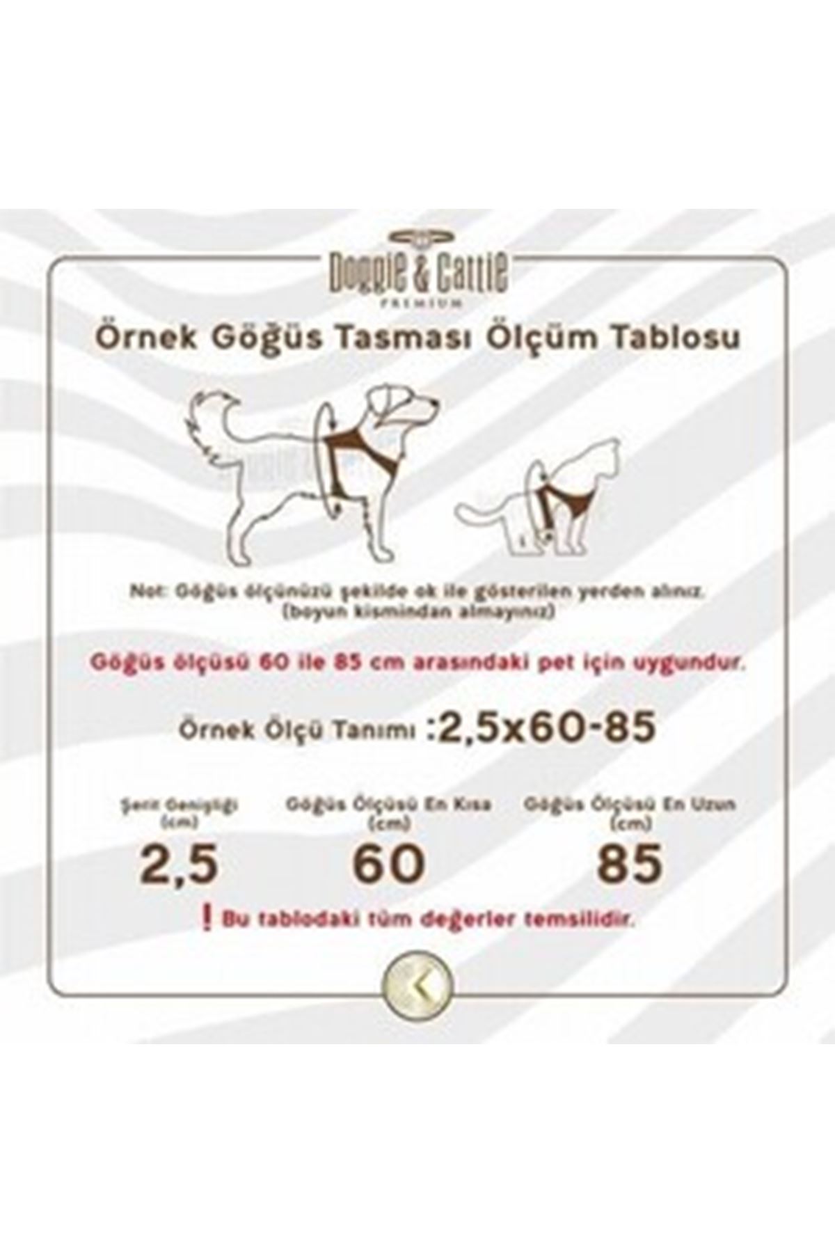 Doggie Köpek Göğüs Tasması Kırmızı 1.5*35-40 Cm