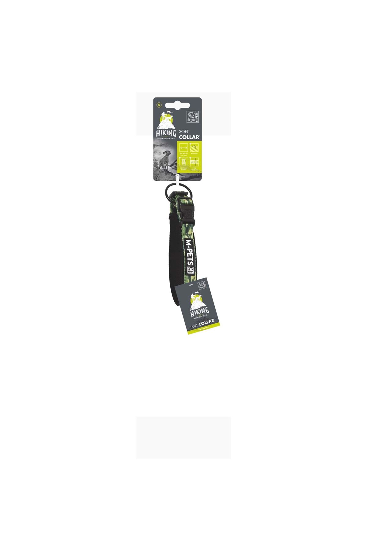 M-Pets Köpek Boyun Tasması Hiking Soft Kamuflaj(S)