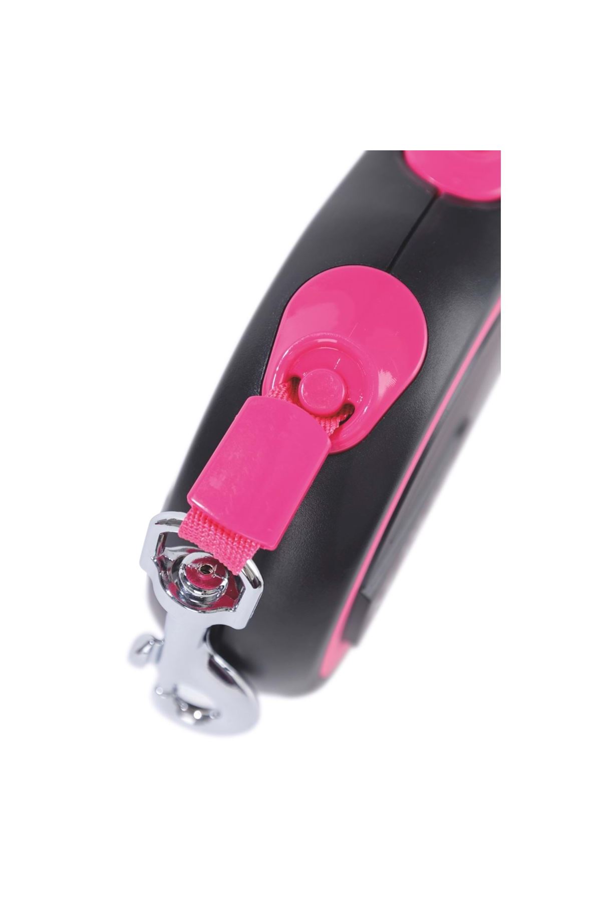 M-Pets Köpek Gezdirme Tasması Otomatik Pembe(L) 8M