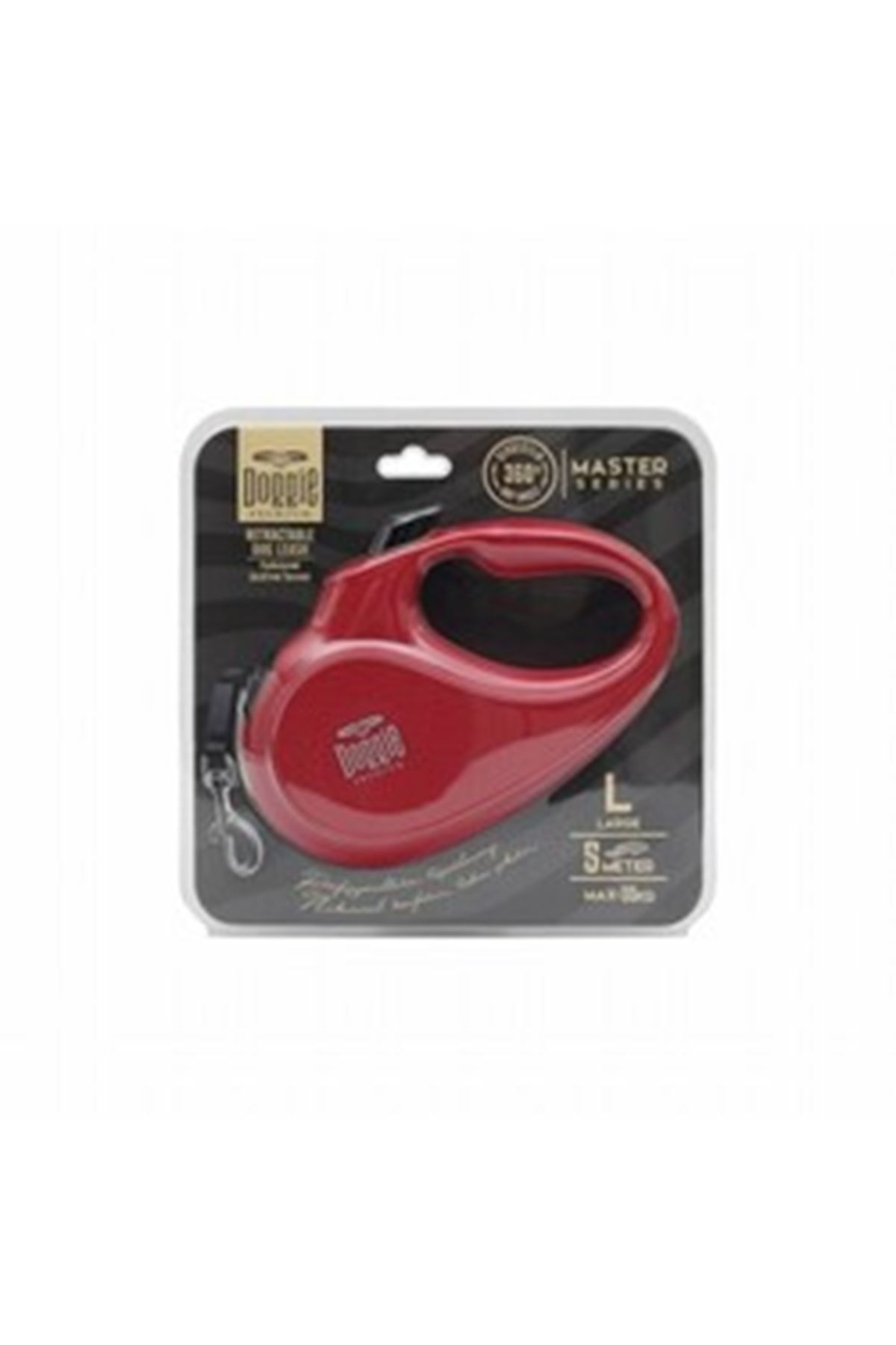 Doggie Köpek Tasma Otomatik Uzatma Kırmızı 50Kg/5M