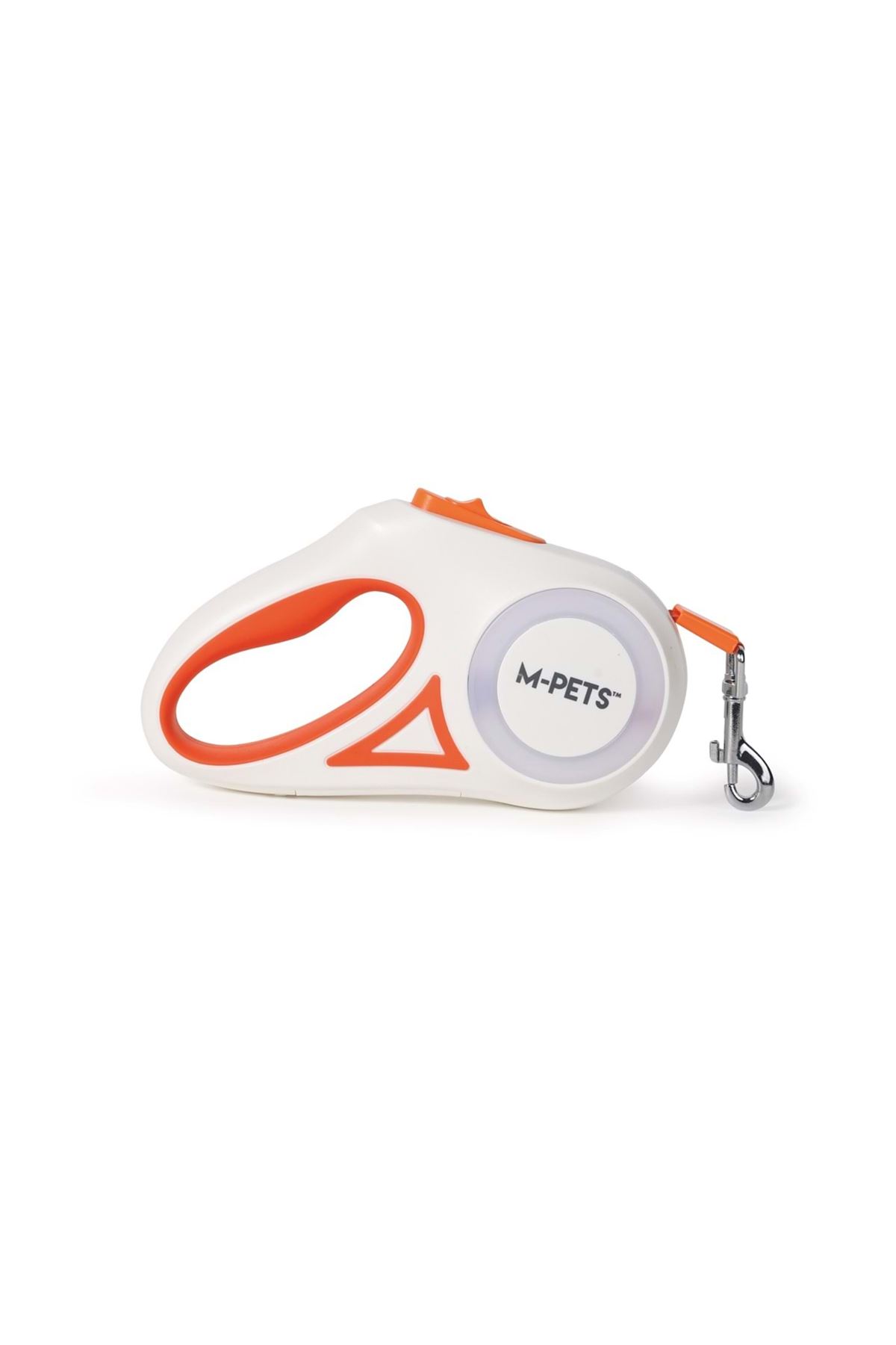 M-Pets Gezdirme Tasma Ledli Otomatik Turuncu(M) 5M