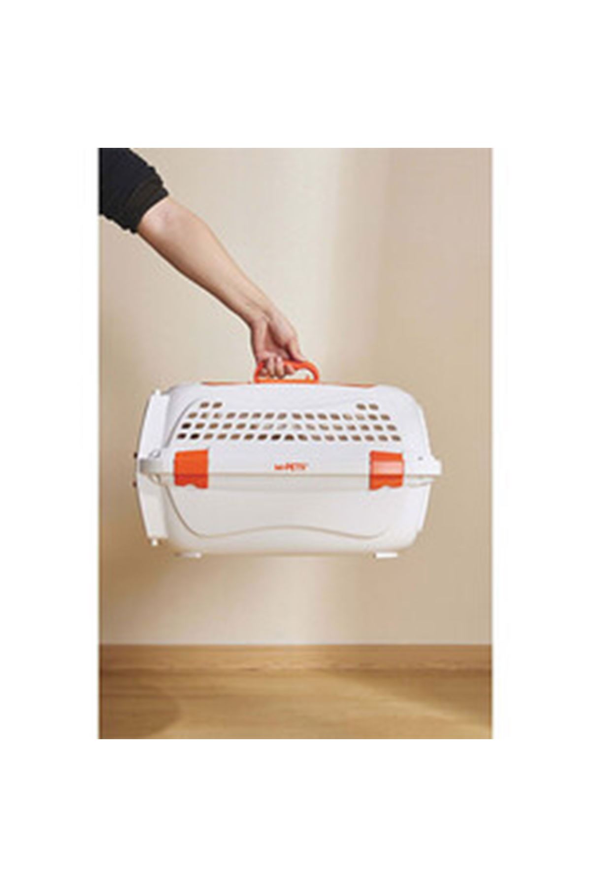 M-Pets Eco Giro Taşıma Çantası Beyaz/Turuncu (M)