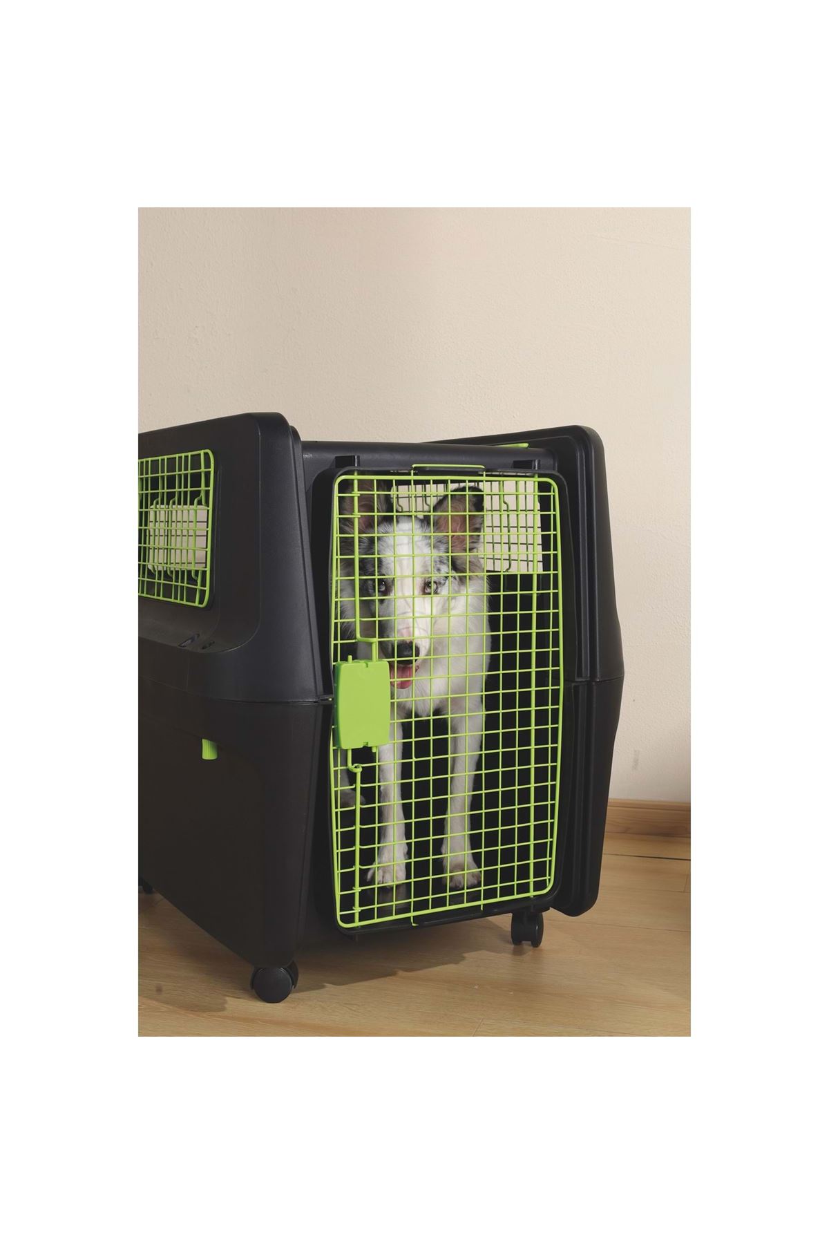 M-PETS Köpek Taşıma Kafesi Tekerlekli (L)