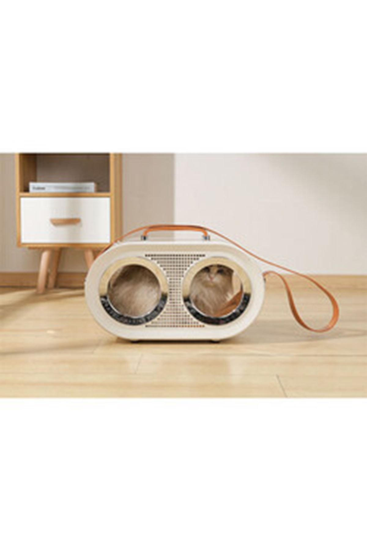 M-Pets Köpek Taşıma Çantası Radio Beyaz 50*23*31Cm