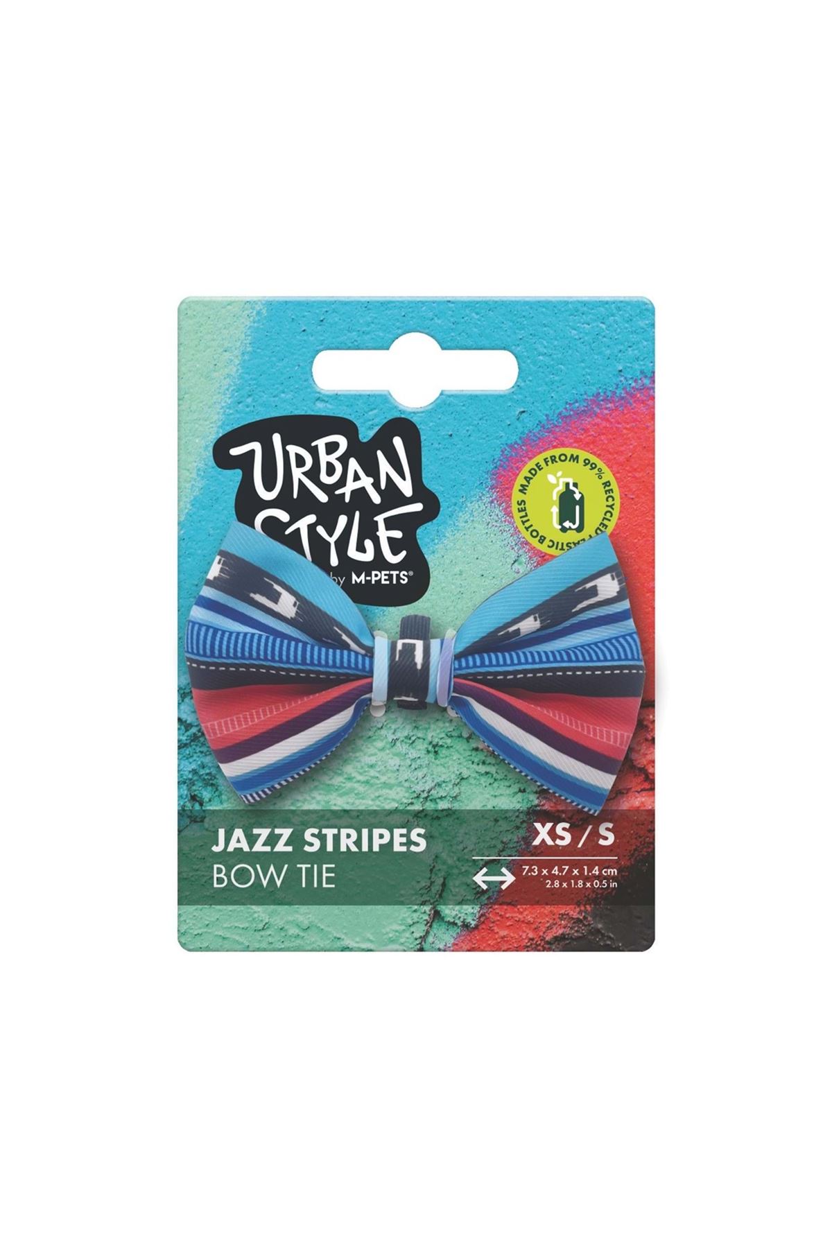 M-Pets Köpek Papyon Urban Style Jazz Sripes (XS-S)