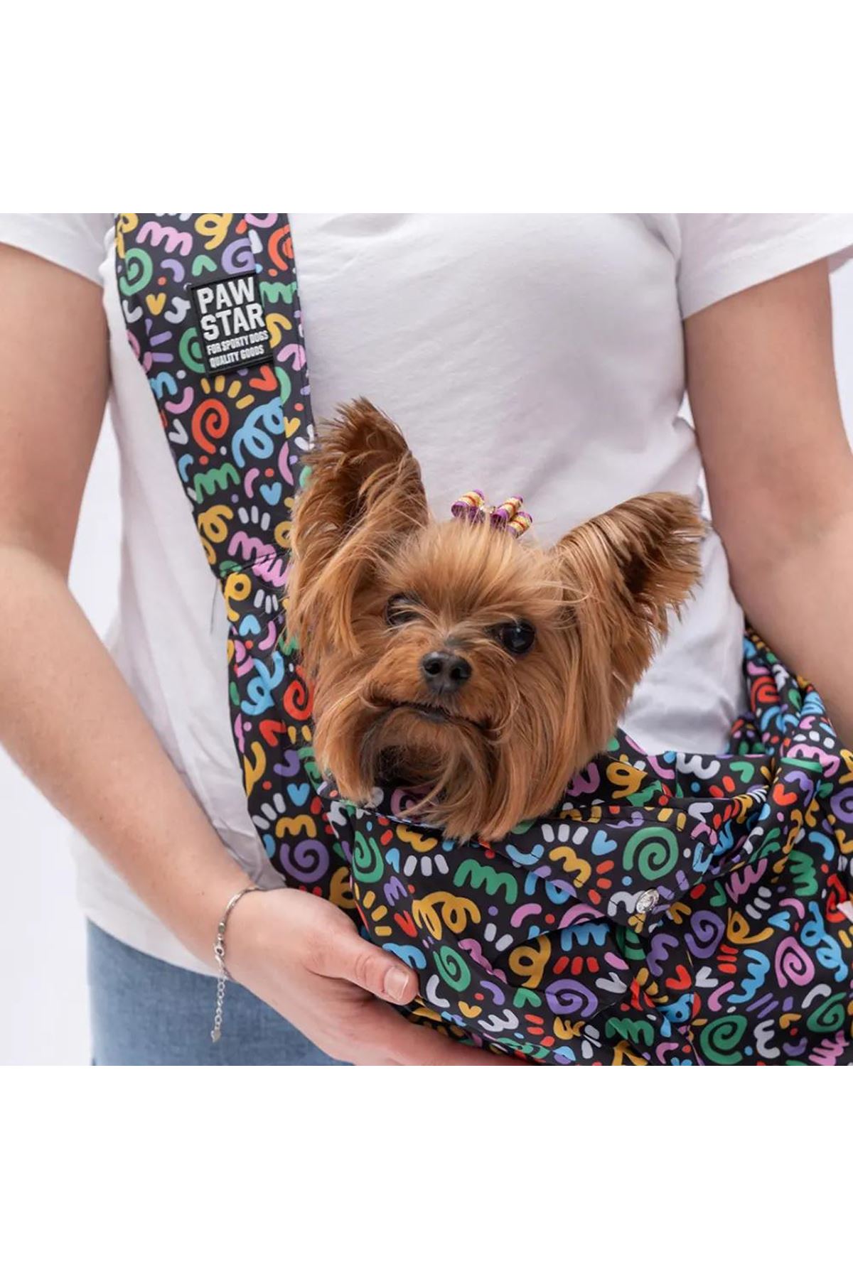 Pawstar Çapraz Vücut Çantası Desenli