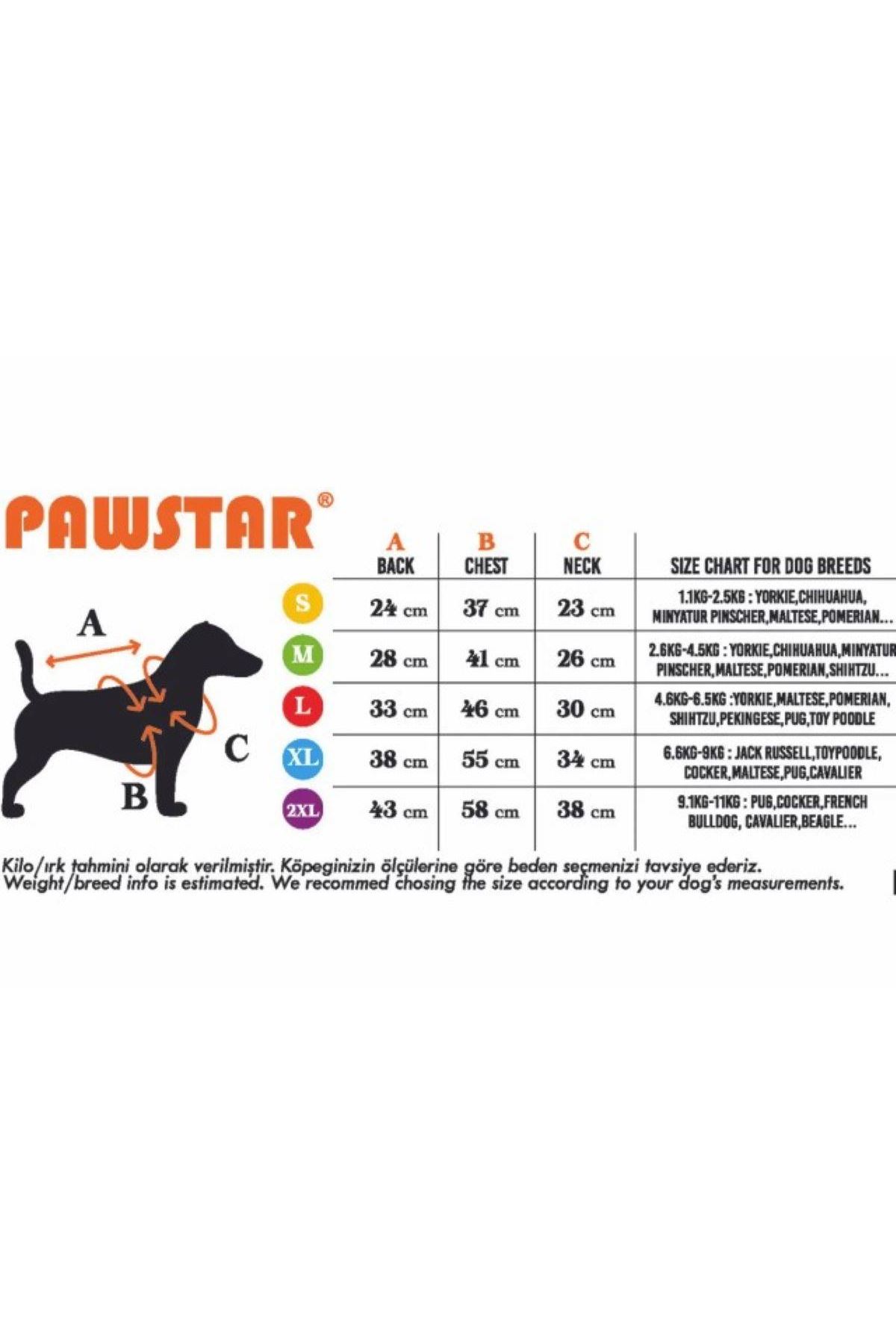 Pawstar Sweat Merinos Mavi Renkli (L)