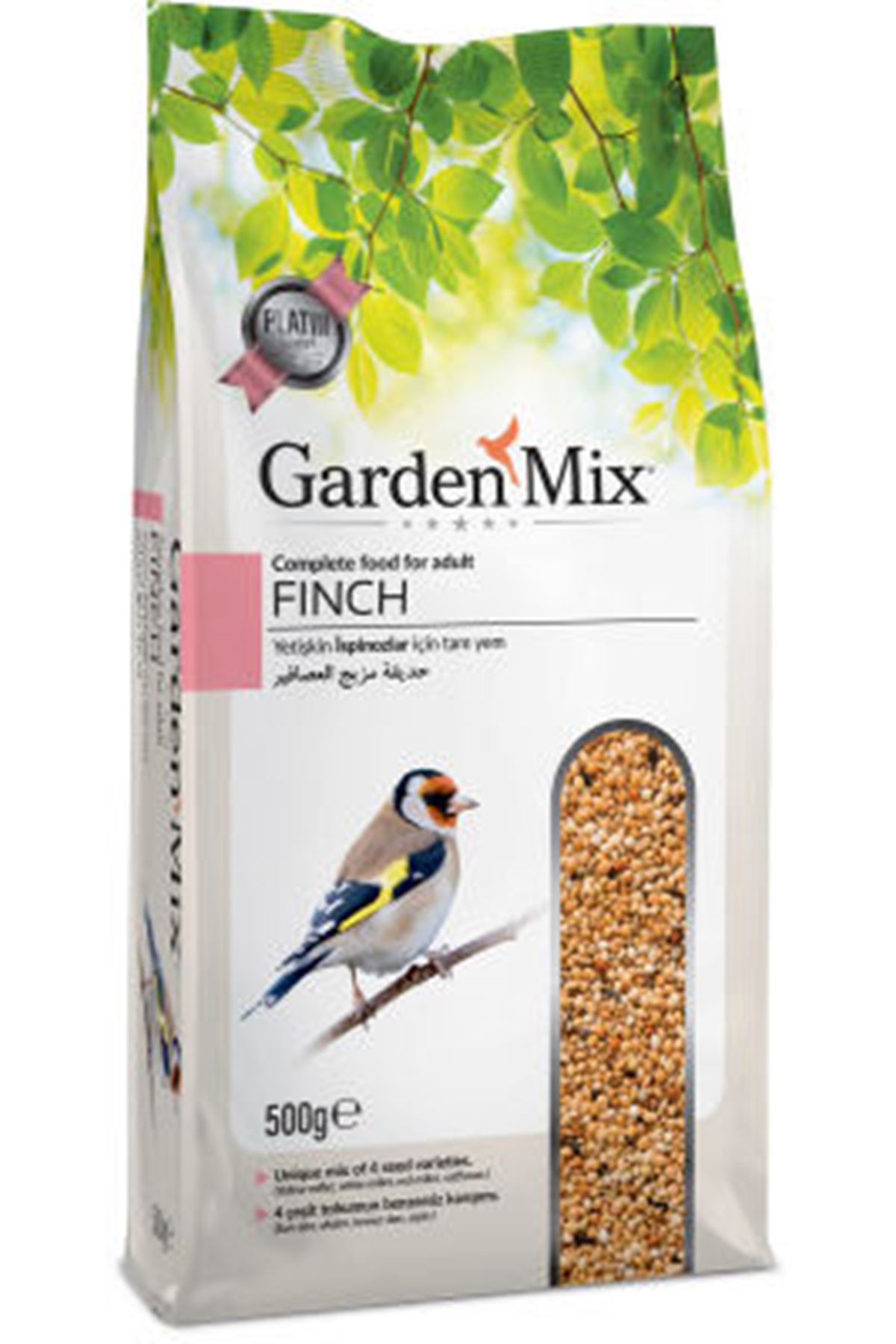 Garden Mix Platin Kuşu Yemi Finch 500 G
