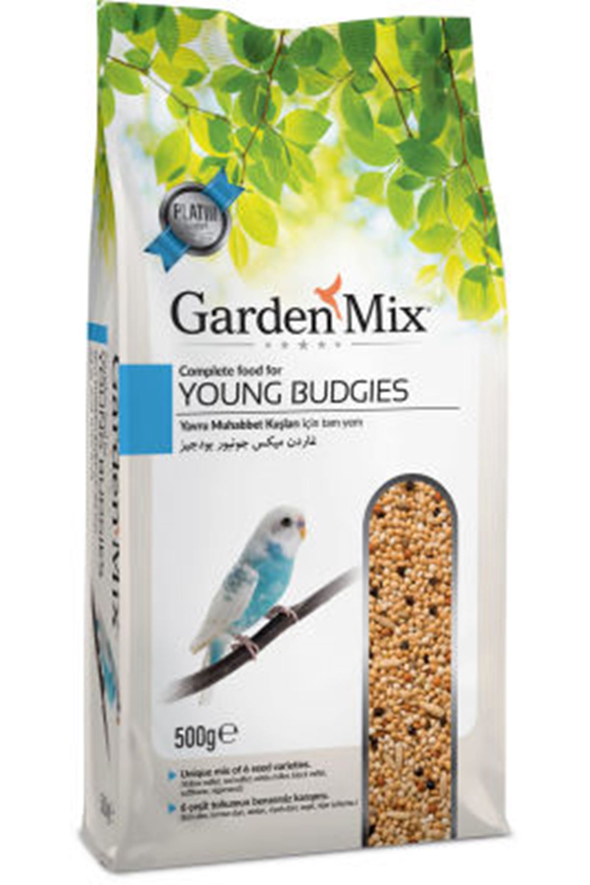 Garden Mix Platin Yavru Muhabbet Kuşu Yemi 500 G
