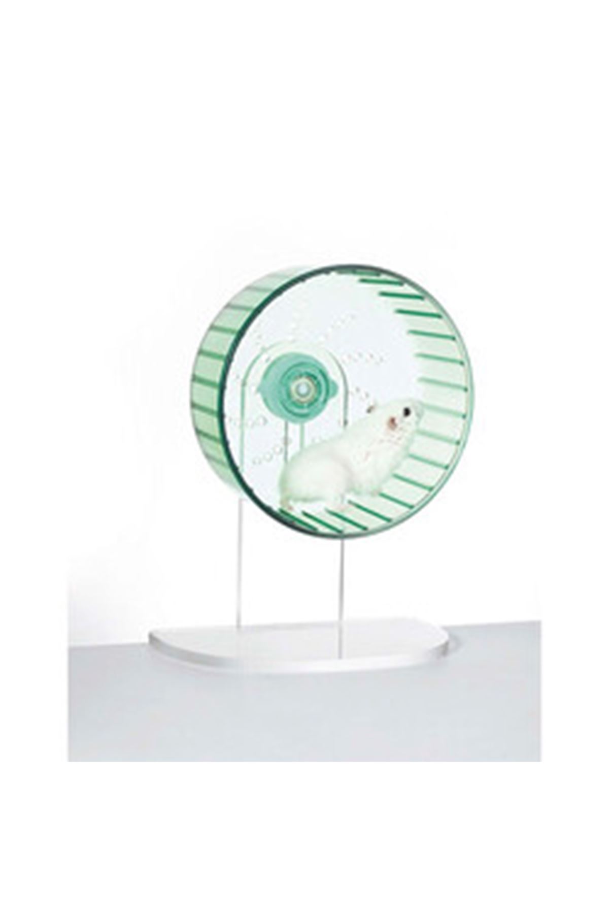 M-Pets Hamster Çarkı Ayarlanabilir Yeşil 16.6 Cm