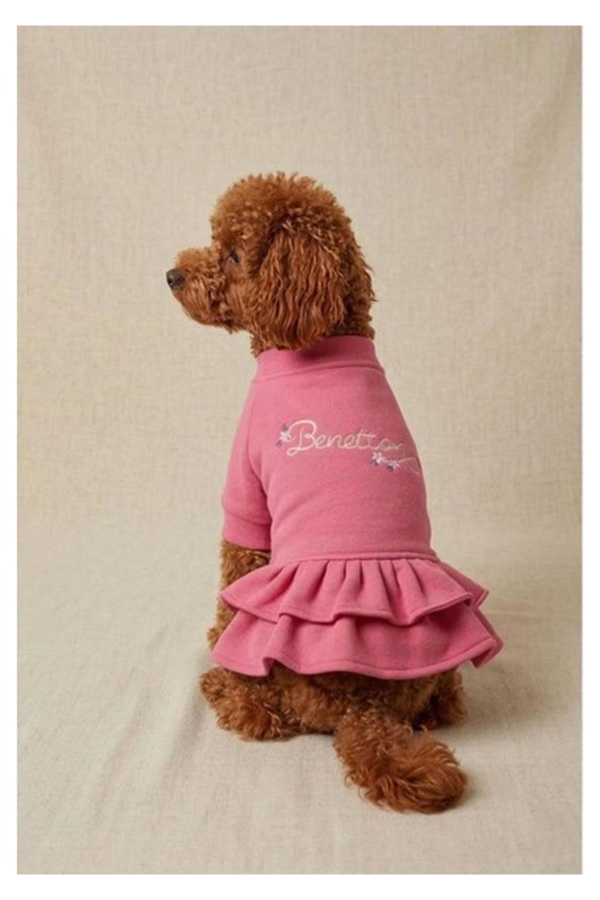 Benetton Elbise Pembe (M)