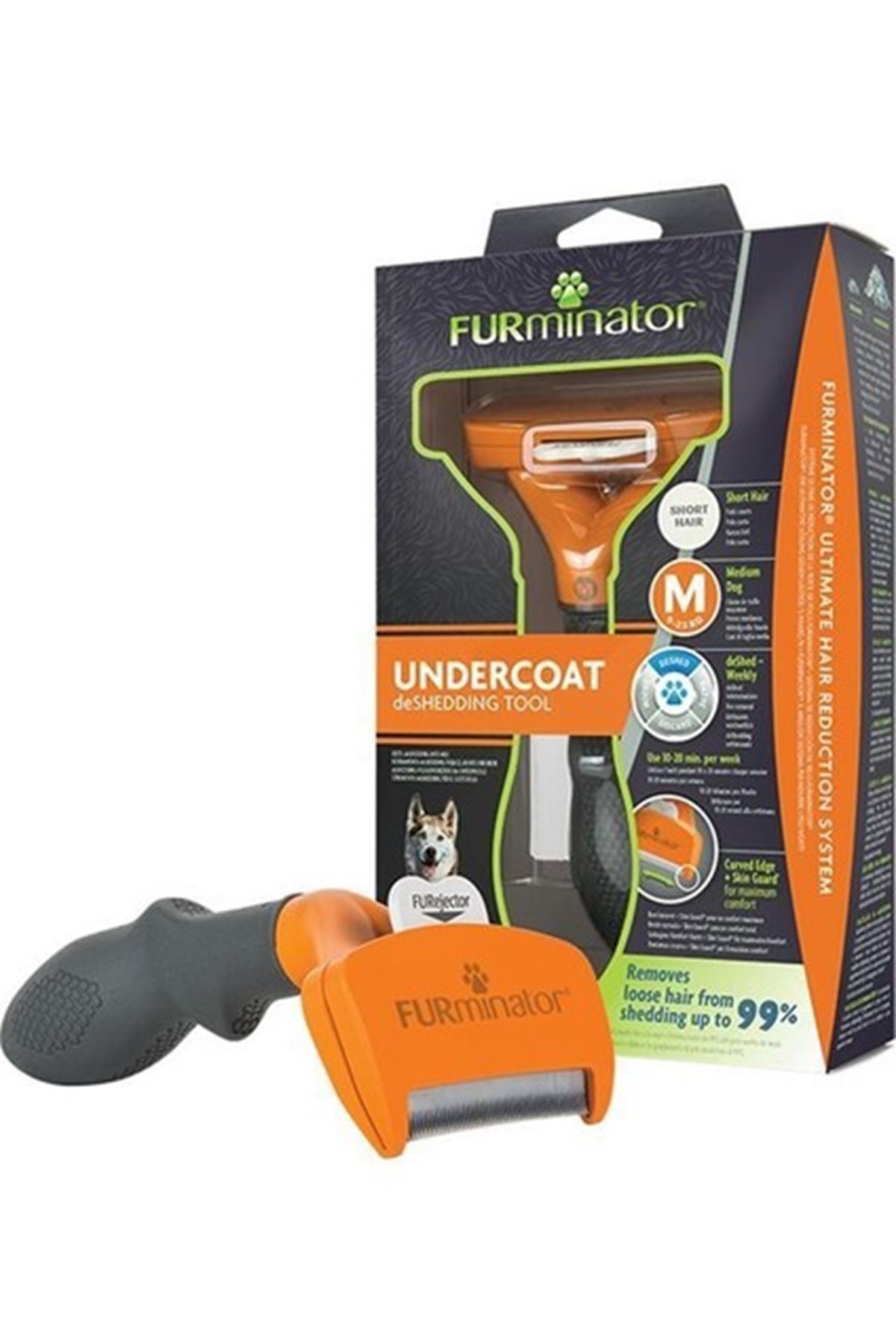 Furminator Köpek Tarağı Kısa Tüylü O. Irk Köpekler