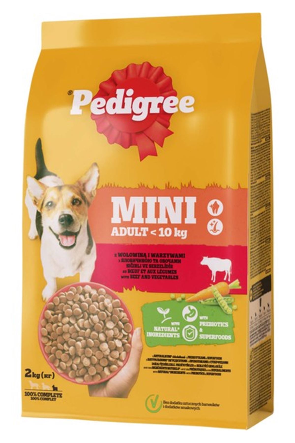 Pedigree Köpek Maması Küçük Irk Sığır Etli 2 Kg