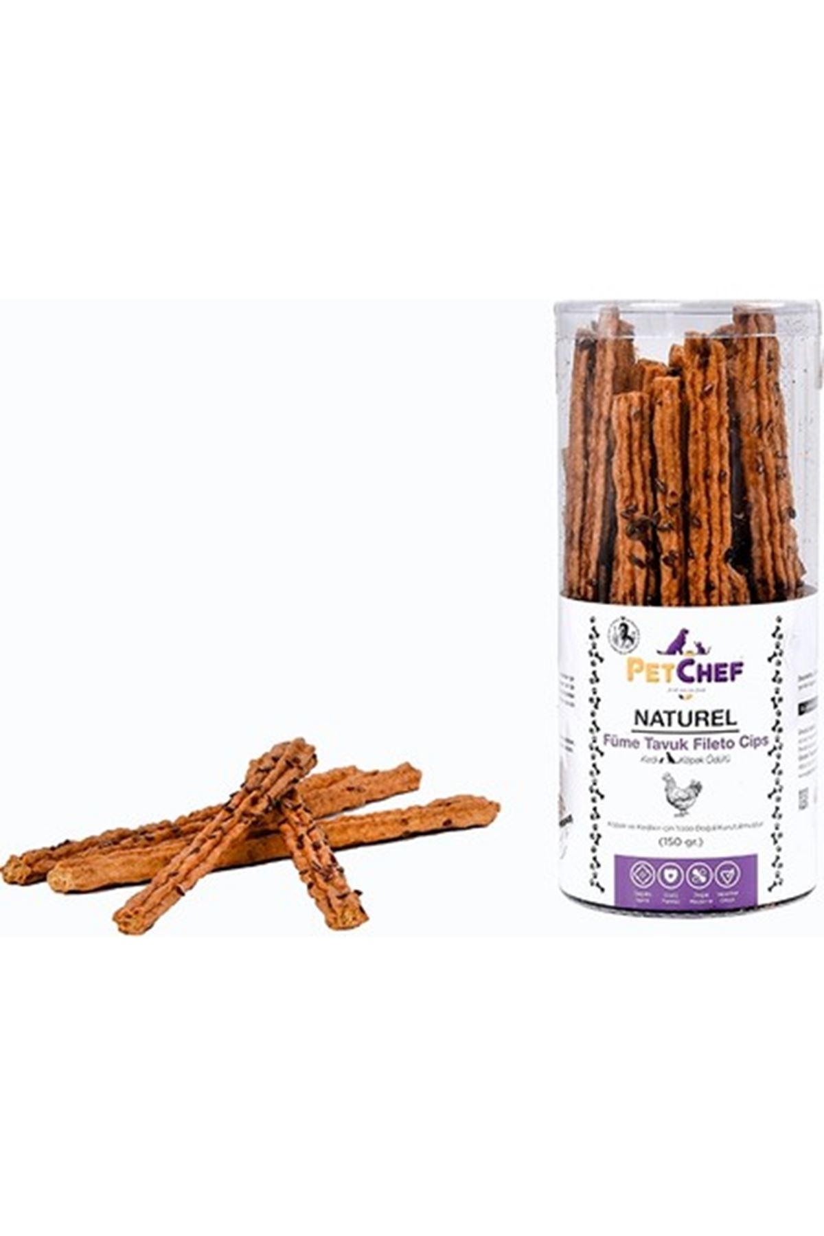Petchef Köpek Ödül Füme Tavuk Fileto Cipsi 150 G