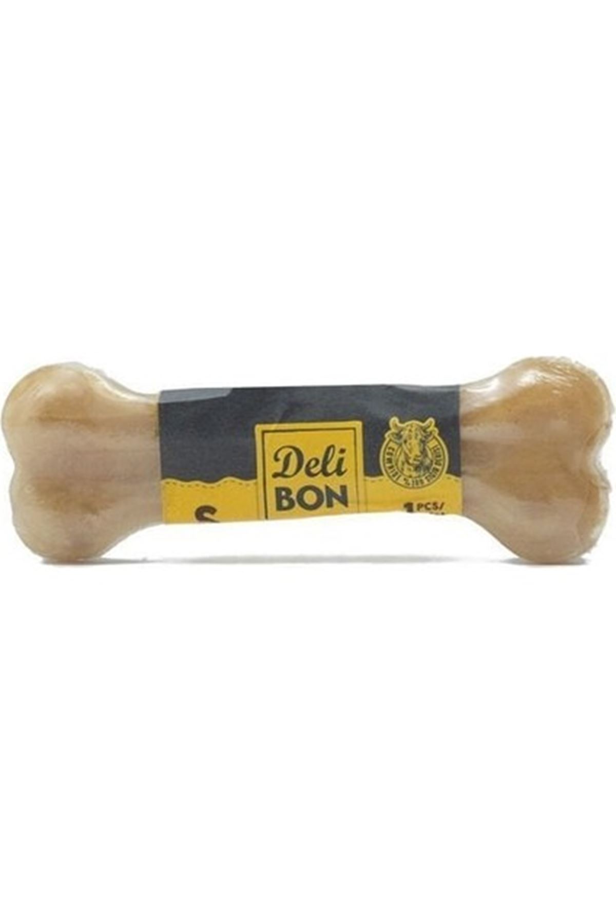 Delibon Köpek Ödül Deri Pres Kemik Naturel(S) 12Cm