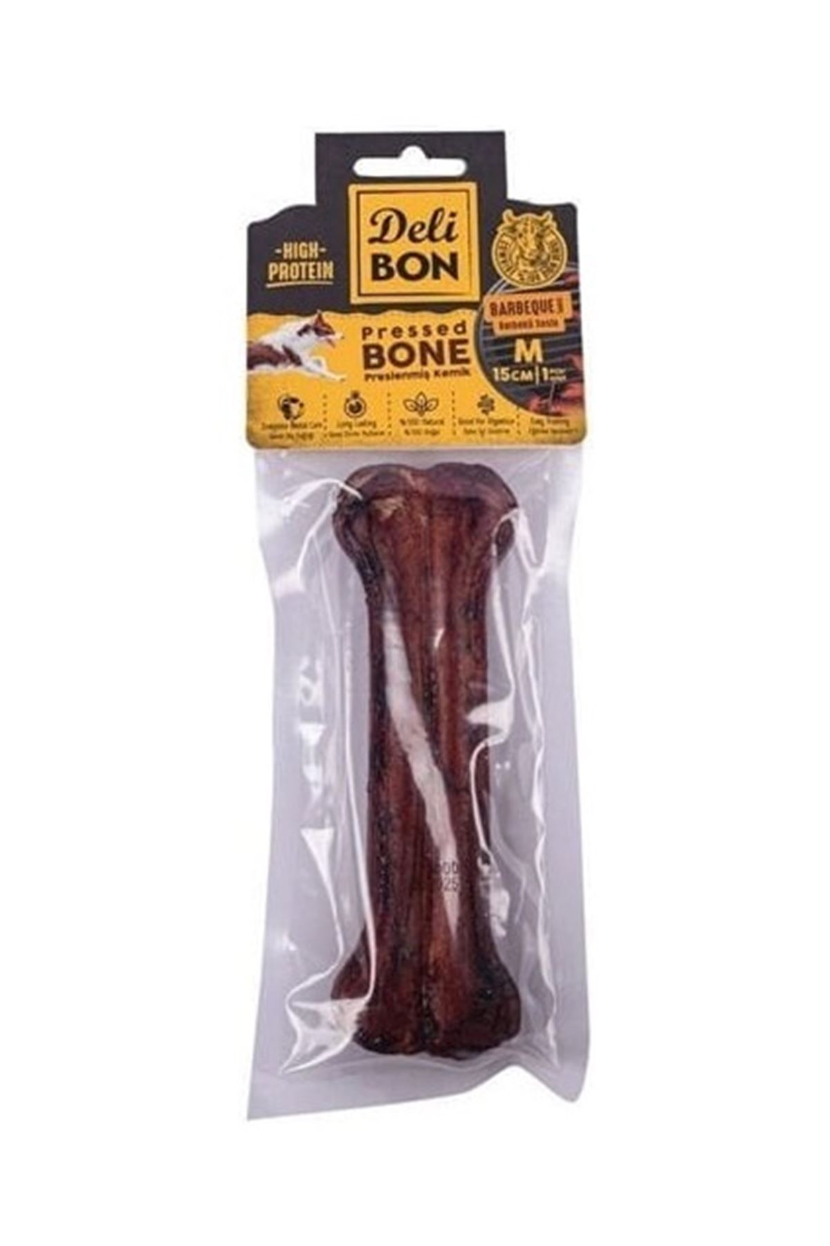 Delibon Köpek Ödül Deri Pres Kemik Barbekü(M) 15Cm
