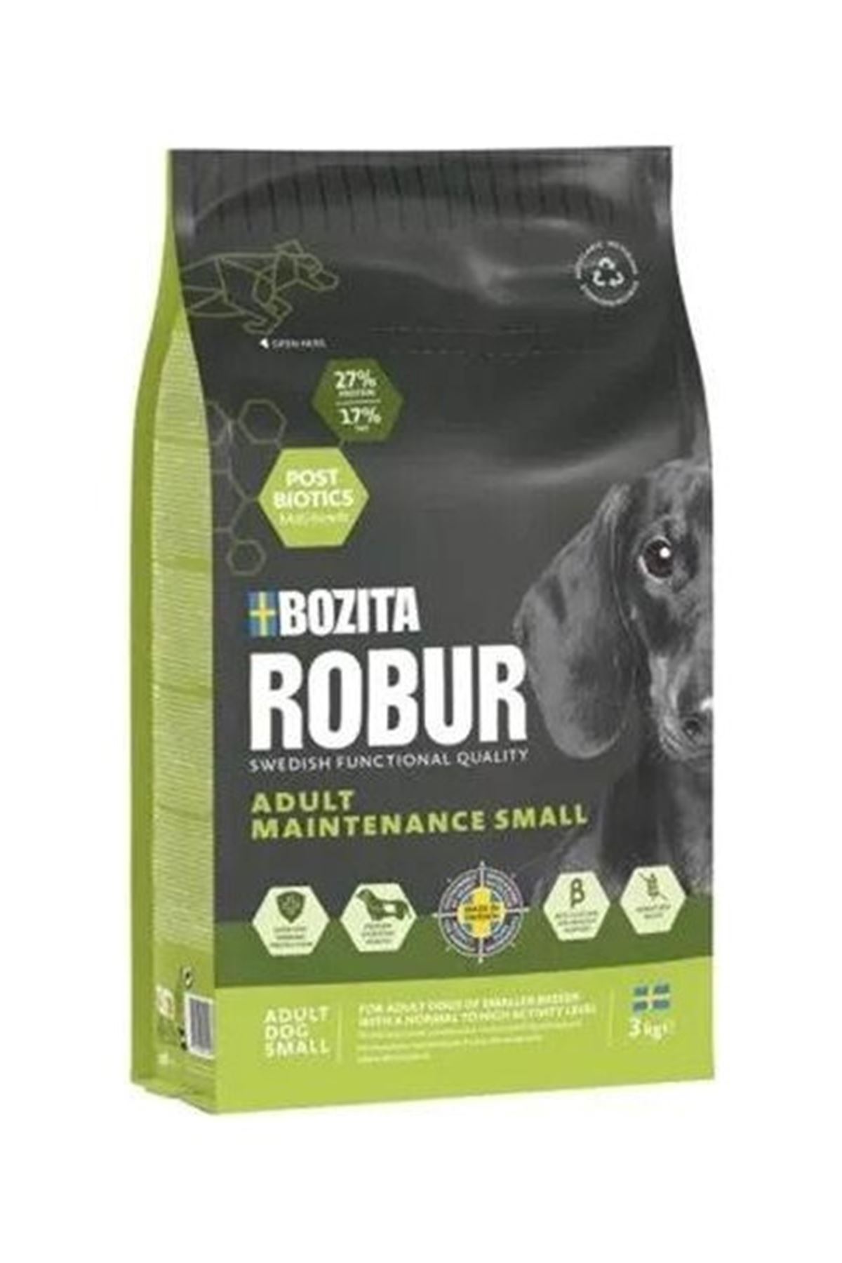 Bozita Köpek Maması Robur Tavuklu Küçük Irk 3 Kg