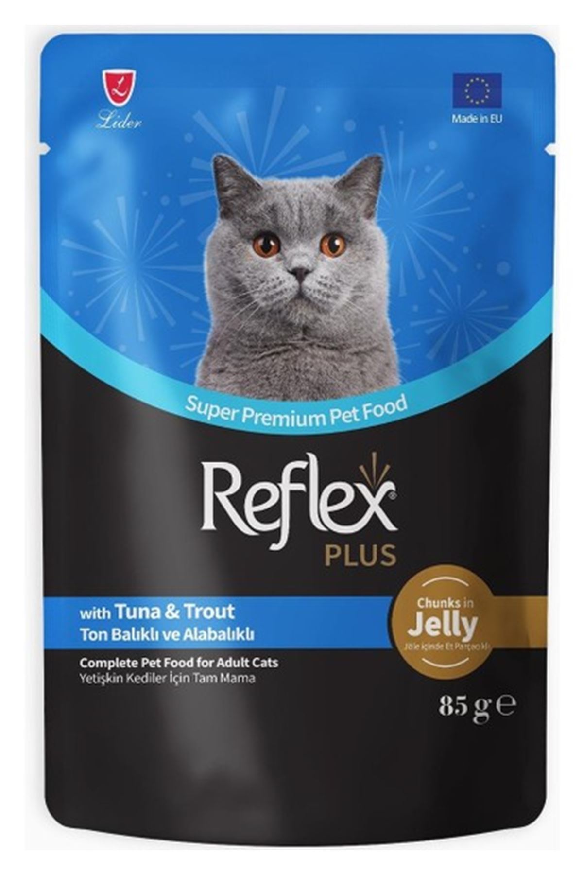 Reflex Plus Kedi Maması Ton Ve Alabalıklı 85 G