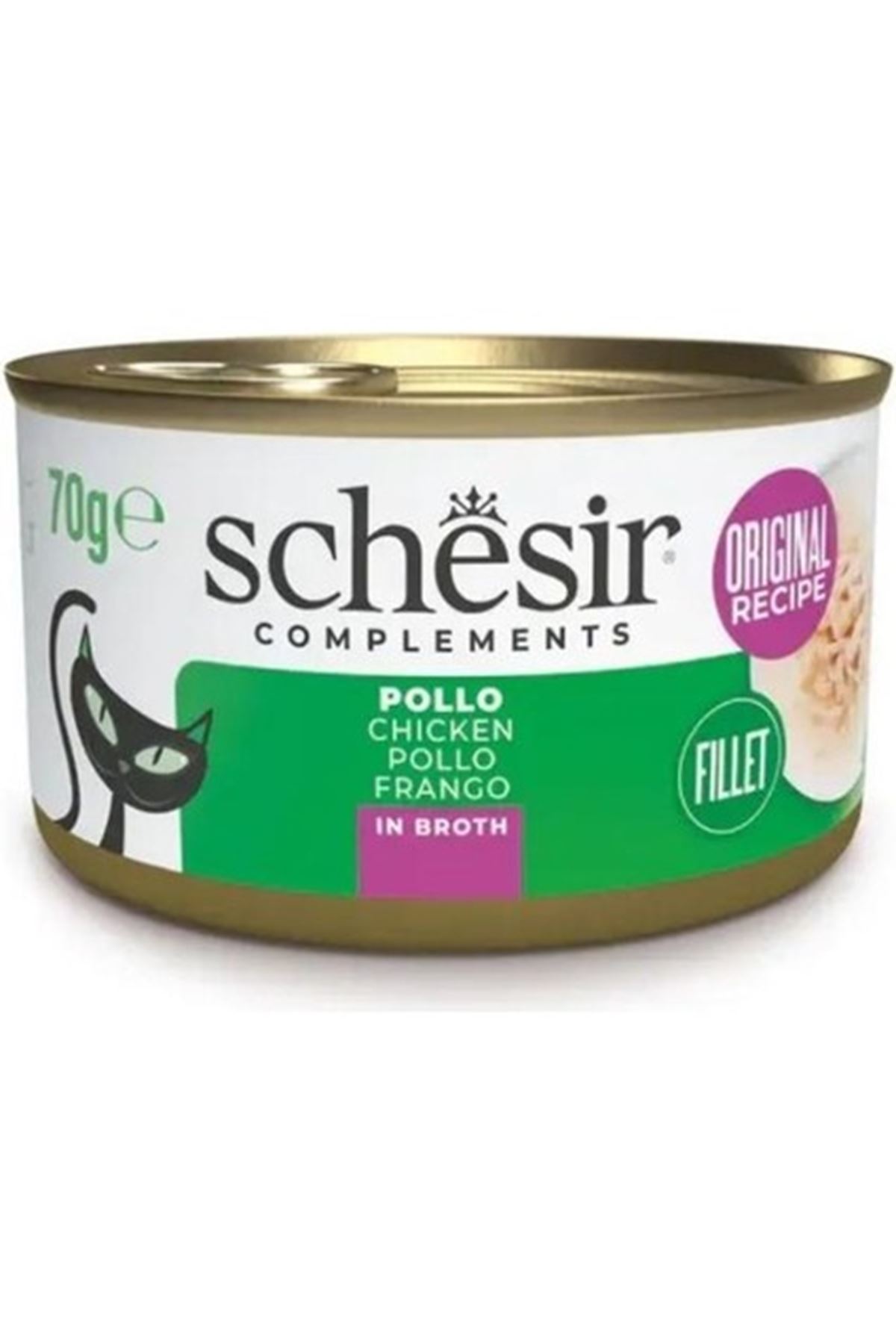 Schesir Kedi Yaş Maması Fileto Tavuklu 70 G