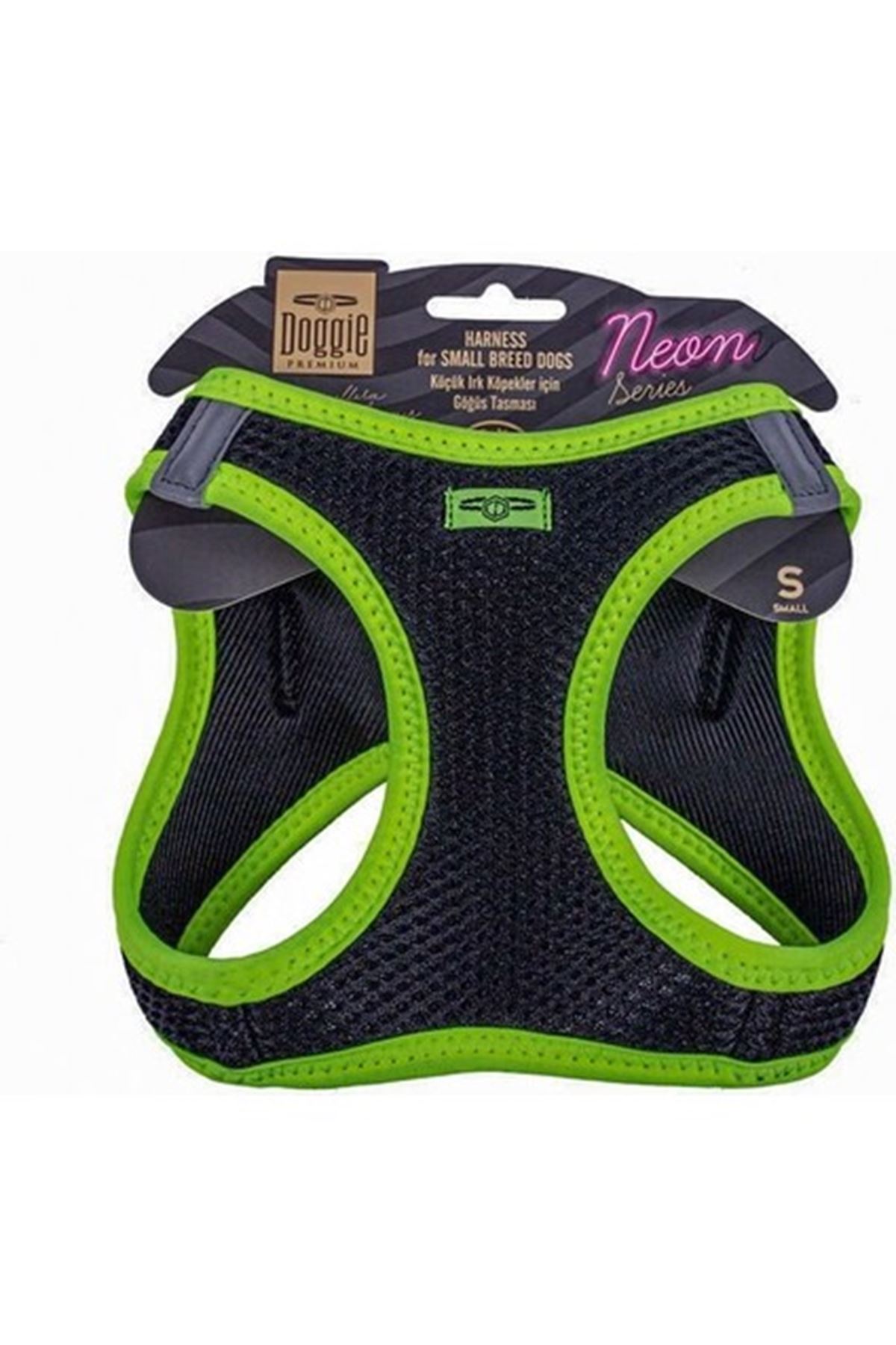 Doggie Köpek Göğüs Tasması Neon Sarı (S)