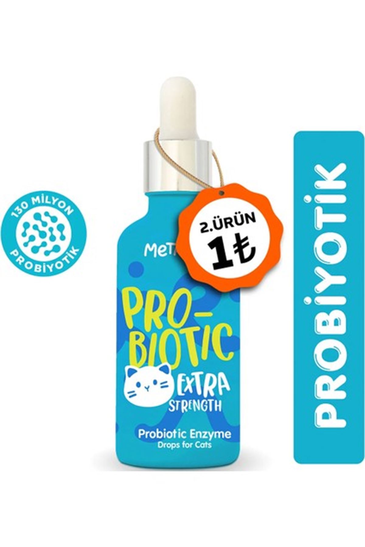 Metapet Kedilere Özel Probiyotik Damla 50 Ml