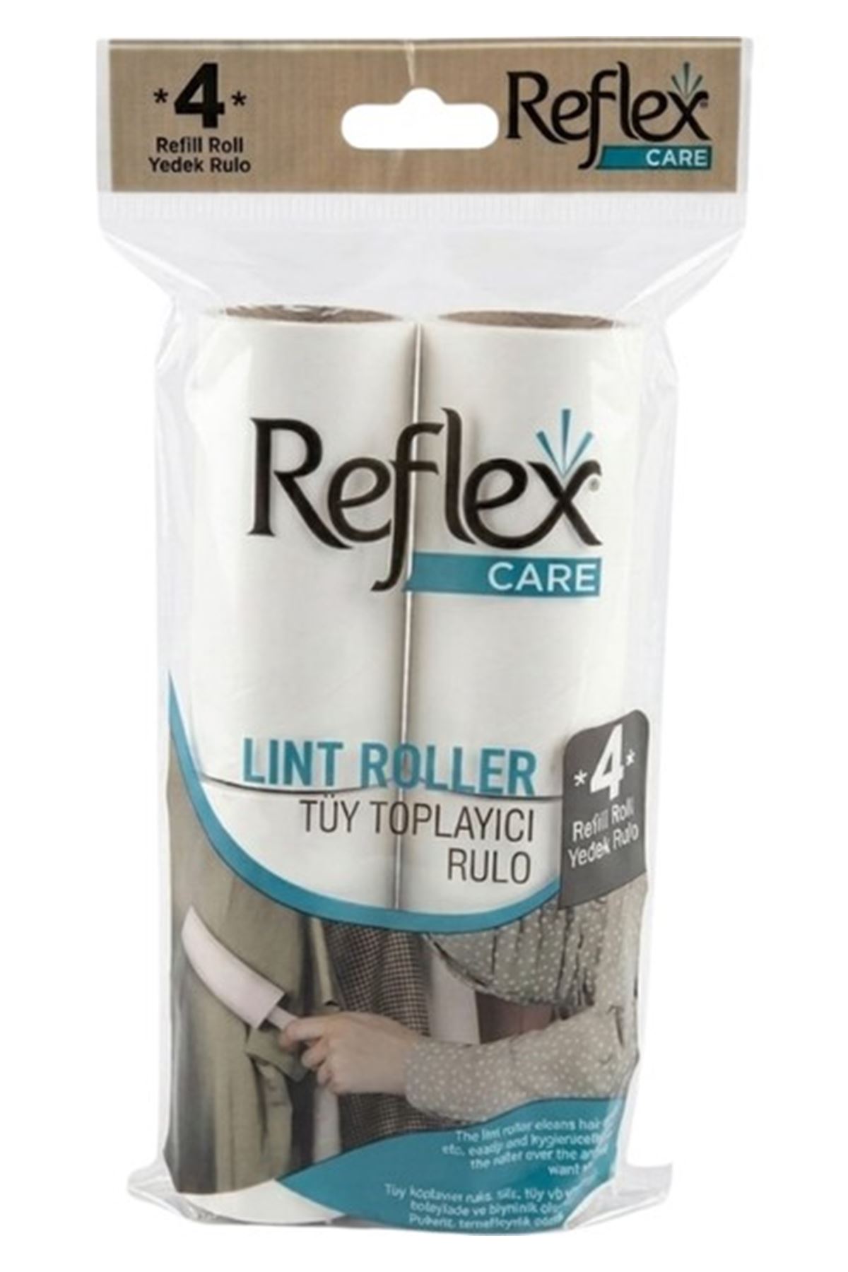 Reflex Care Tüy Toplayıcı 50 Yaprak 4'lü