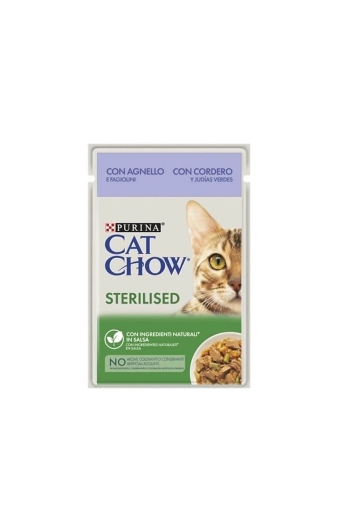 Cat Chow Kedi Yaş Maması Kuzulu 85 G