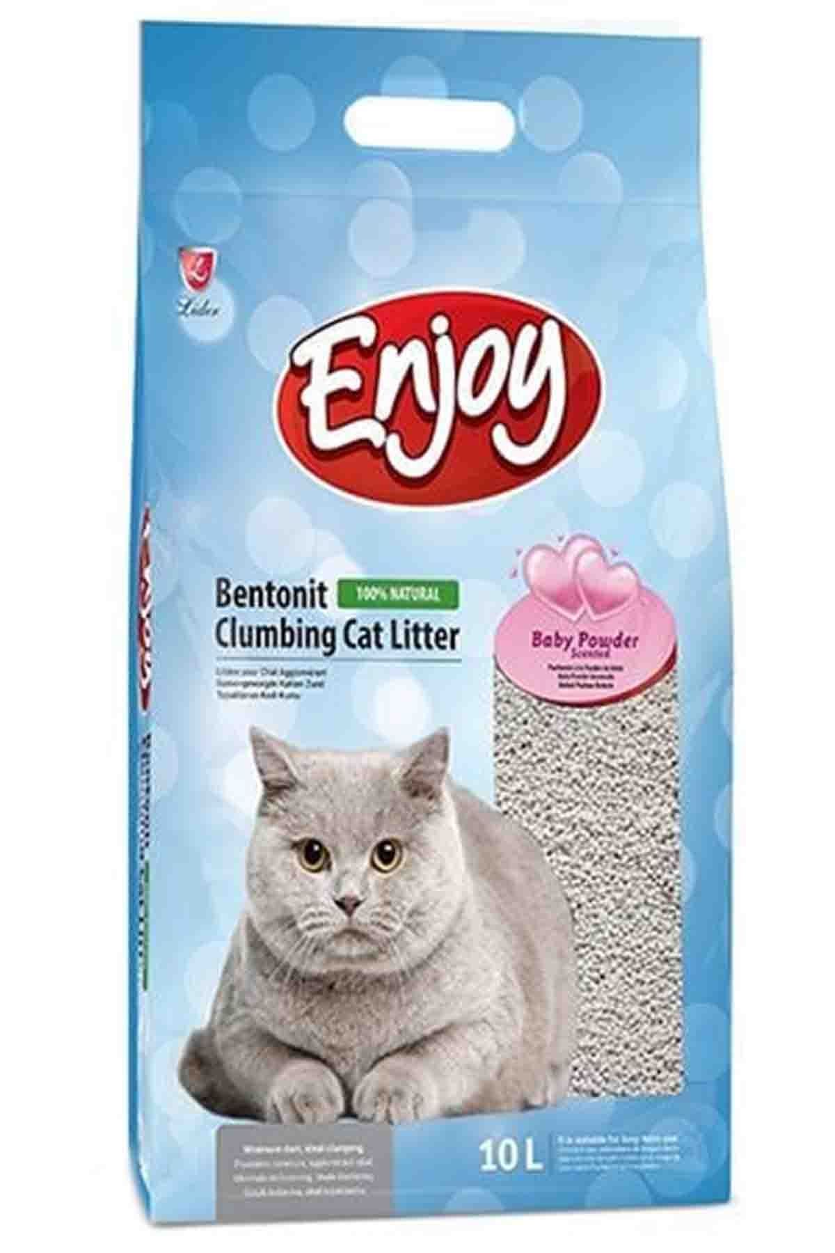 Enjoy Kedi Kumu Bentonit Kokulu 10 L