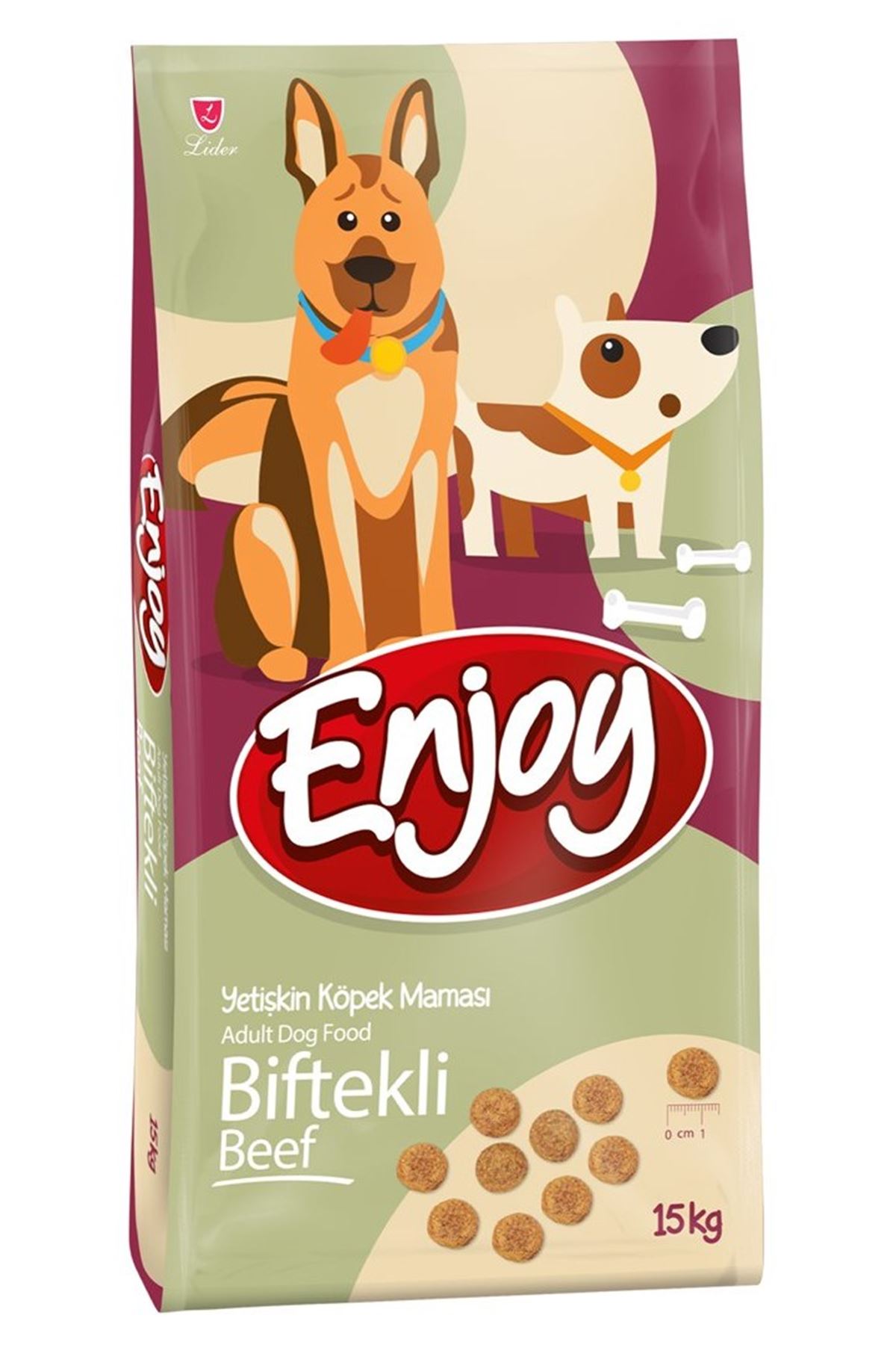 Enjoy Köpek Maması Biftekli 15 Kg