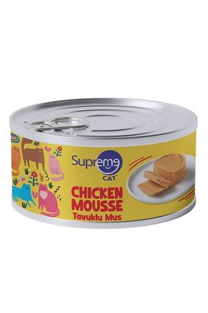 Supreme Cat Tavuklu Püre Yetişkin Konserve Kedi Maması 85gr