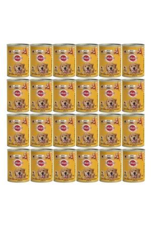 Pedigree Tavuklu Yetişkin Konserve Yaş Mama 400 gr - 24 Adet