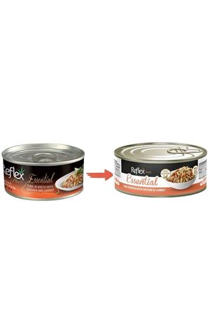 Reflex Plus Kedi Yaş Maması Ton,Tavuk Havuçlu 70 G