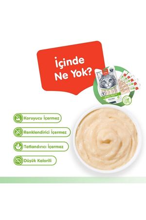 Wanpy Kedi Krema Tavuk,Sebze Böbrek Sağlığı  5*14G