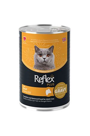 Reflex Plus Kedi Yaş Maması Dana Etli 400 G