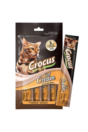 Crocus Kedi Ödül Maması Krema Tavuklu 4*15 G