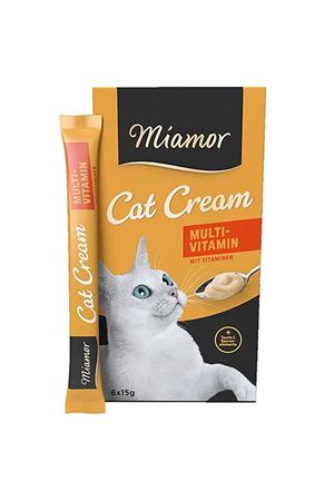 Miamor Cream Kedi Ödül Maması Multivitamin 6*15 G