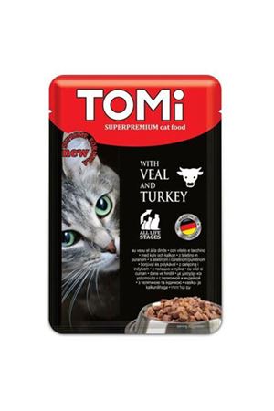 Tomi Kedi Yaş Maması Dana Etli Ve Hindili 100 G