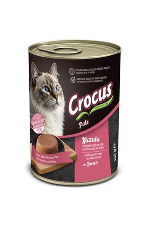 Crocus Kedi Yaş Maması Kuzulu 400 G