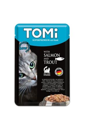 Tomi Kedi Yaş Maması Somon Ve Alabalıklı 100 G