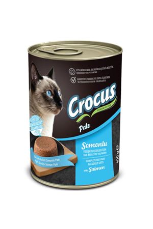 Crocus Kedi Yaş Maması Somonlu 400 G