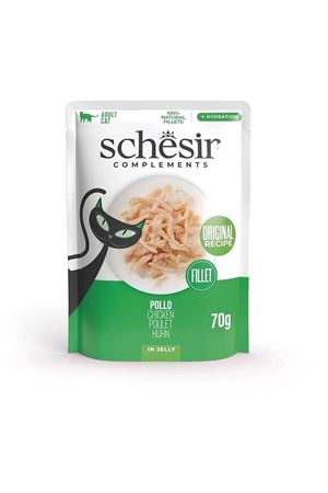 Schesir Kedi Yaş Maması Tavuk Fileto Jöle 70 G