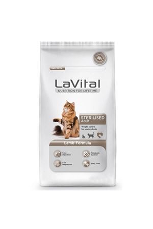 LaVital Kısır Kedi Maması Kuzulu 1.5 Kg