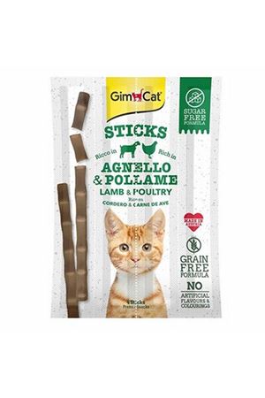GimCat Kedi Ödül Mama Kuzu,Tavuklu Tahılsız 4*20 G