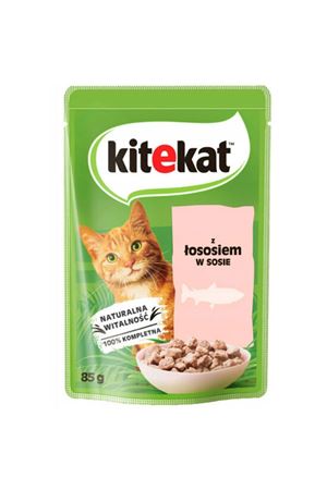 Kitekat Kedi Yaş Maması Somonlu  85 G