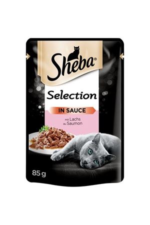 Sheba Kedi Yaş Maması Somonlu 85 G