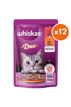 Whiskas Kedi Yaş Maması Tasty Duo 85 G