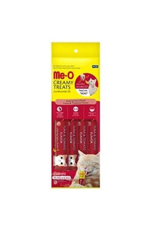 Me-O Kedi Ödülü Treat Ton Balığı & Domates 4*15 G