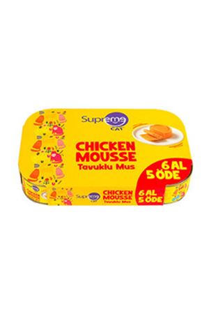 Supreme Kedi Yaş Maması Tavuklu 6 Al 5 Öde 85 G